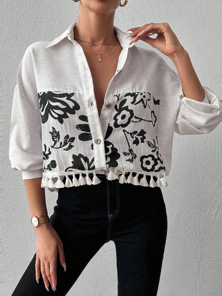 SHEIN bézs ing
