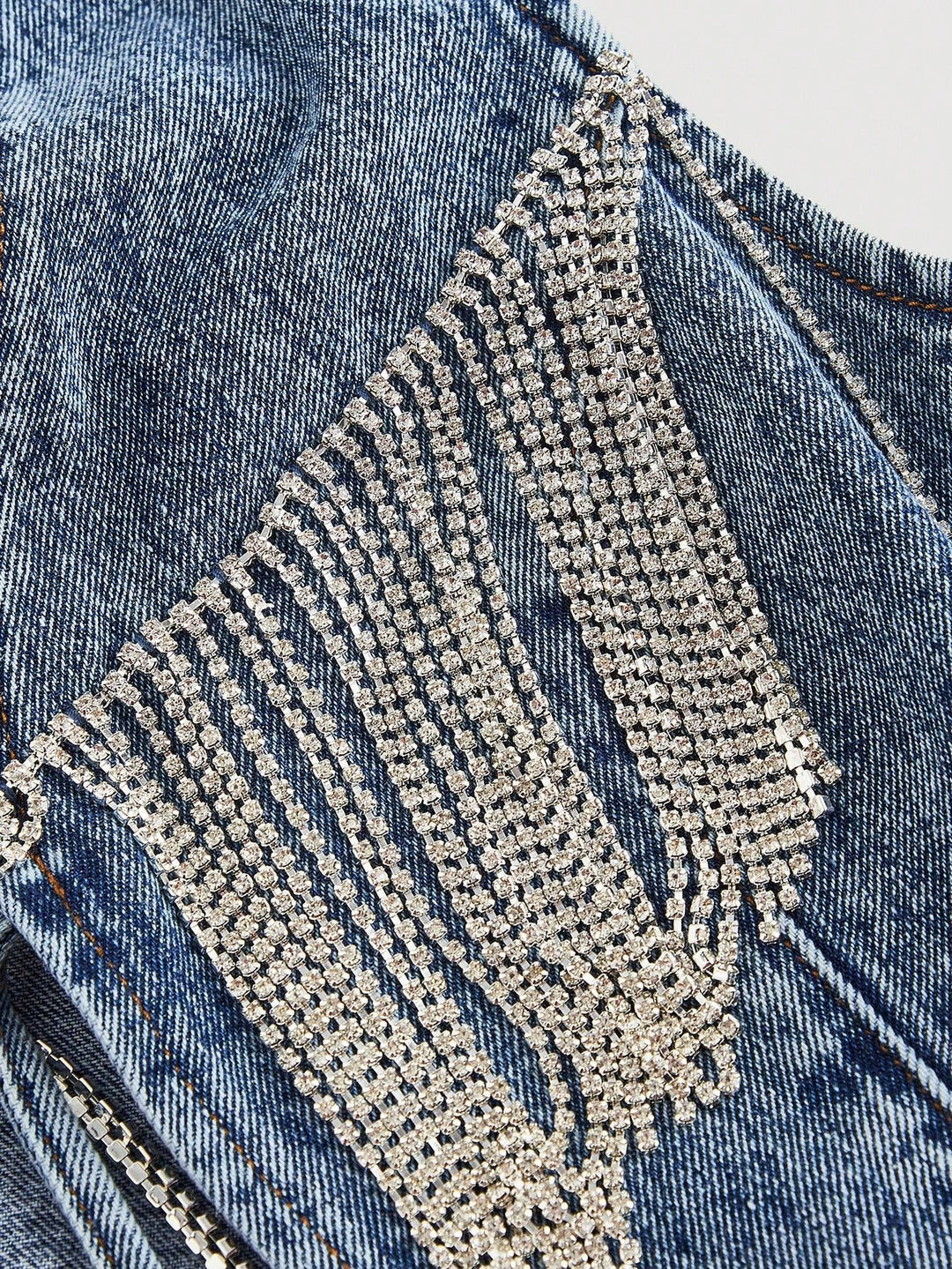 Jachetă denim SHEIN, albastru