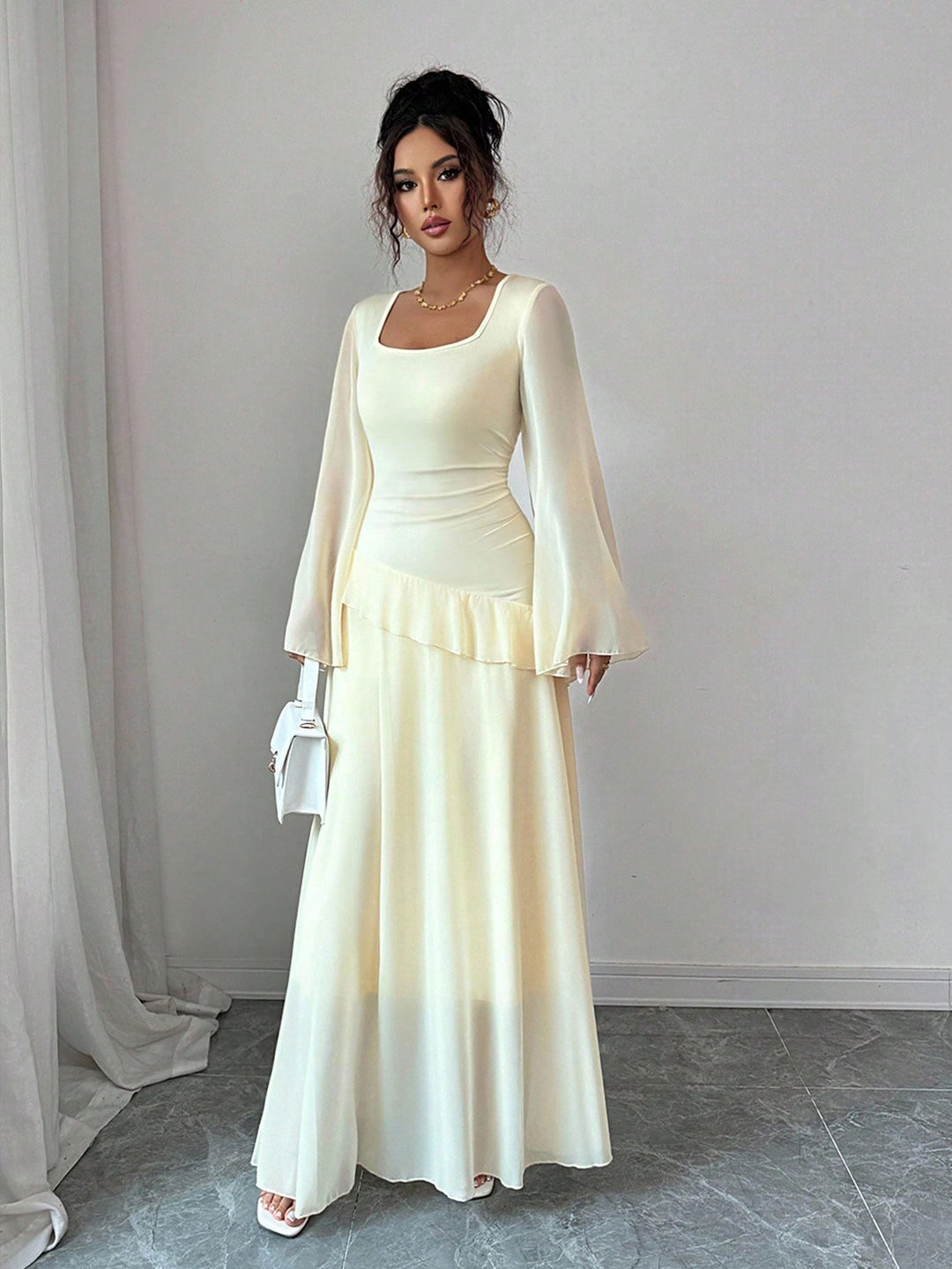 Rochie maxi SHEIN, galben