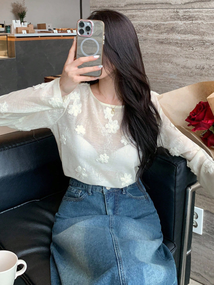 Top SHEIN, bej
