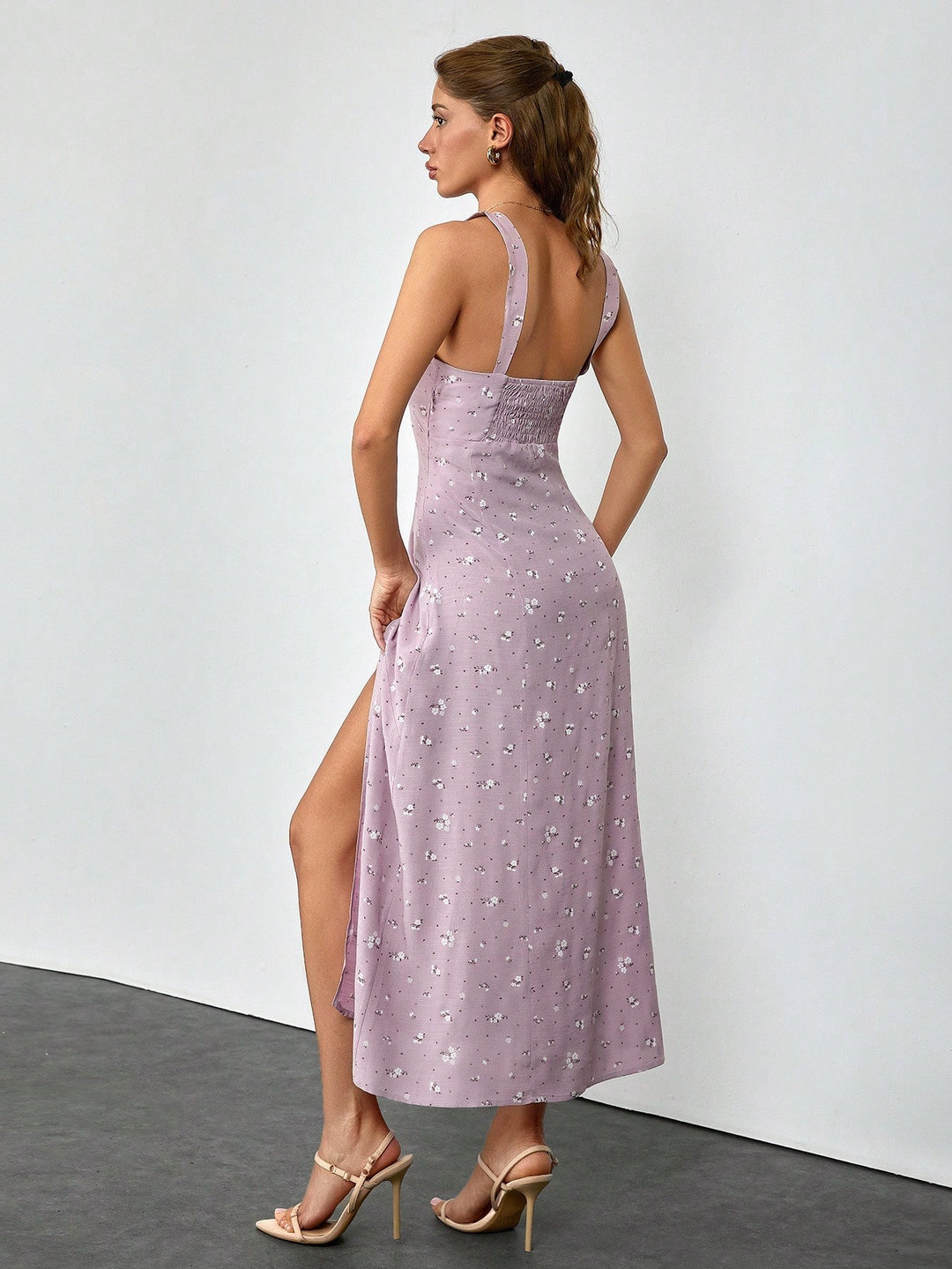 Rochie midi SHEIN, mov