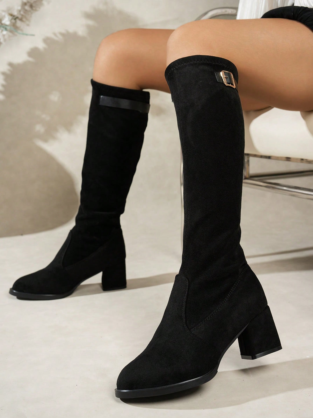 Cizme SHEIN, negru
