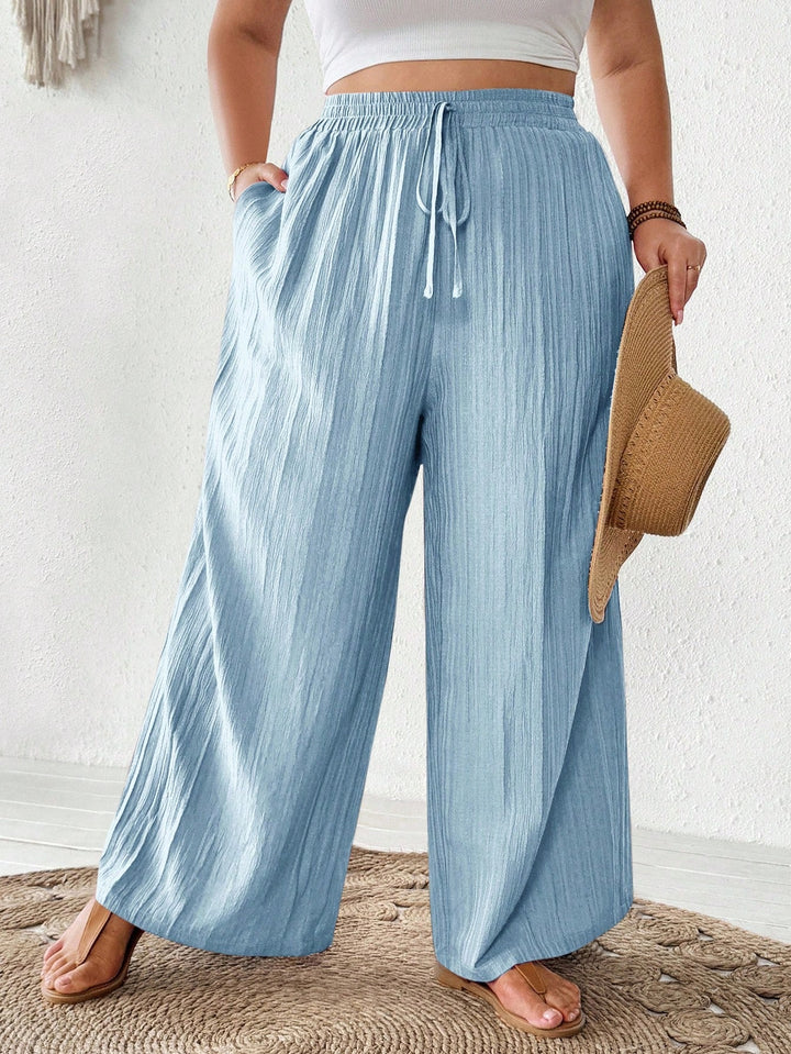 Pantaloni SHEIN, albastru