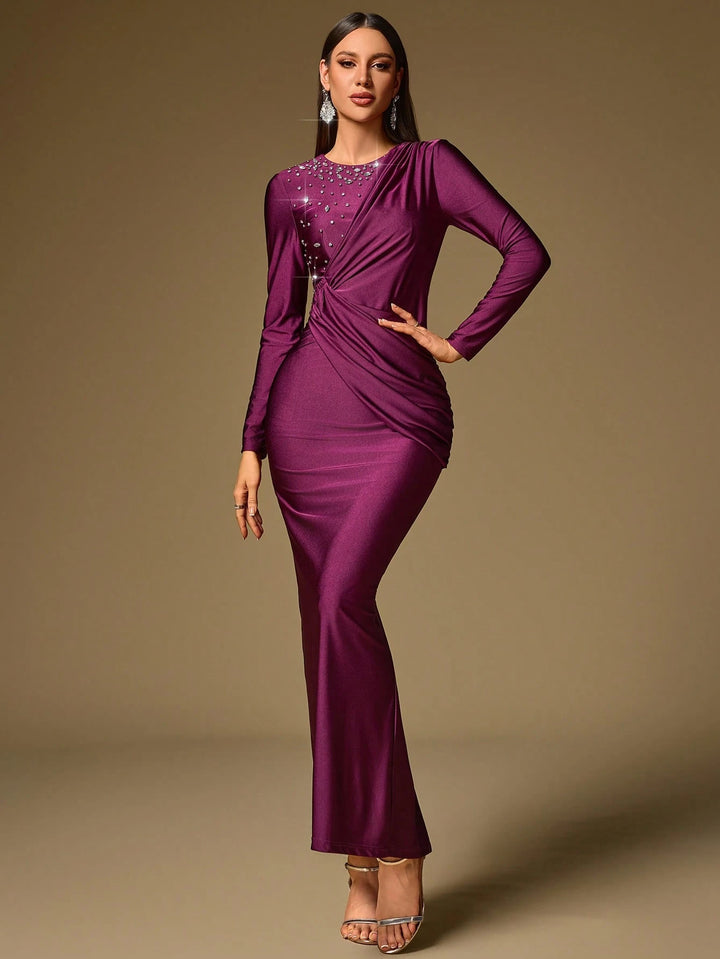 Rochie de ocazie SHEIN, mov
