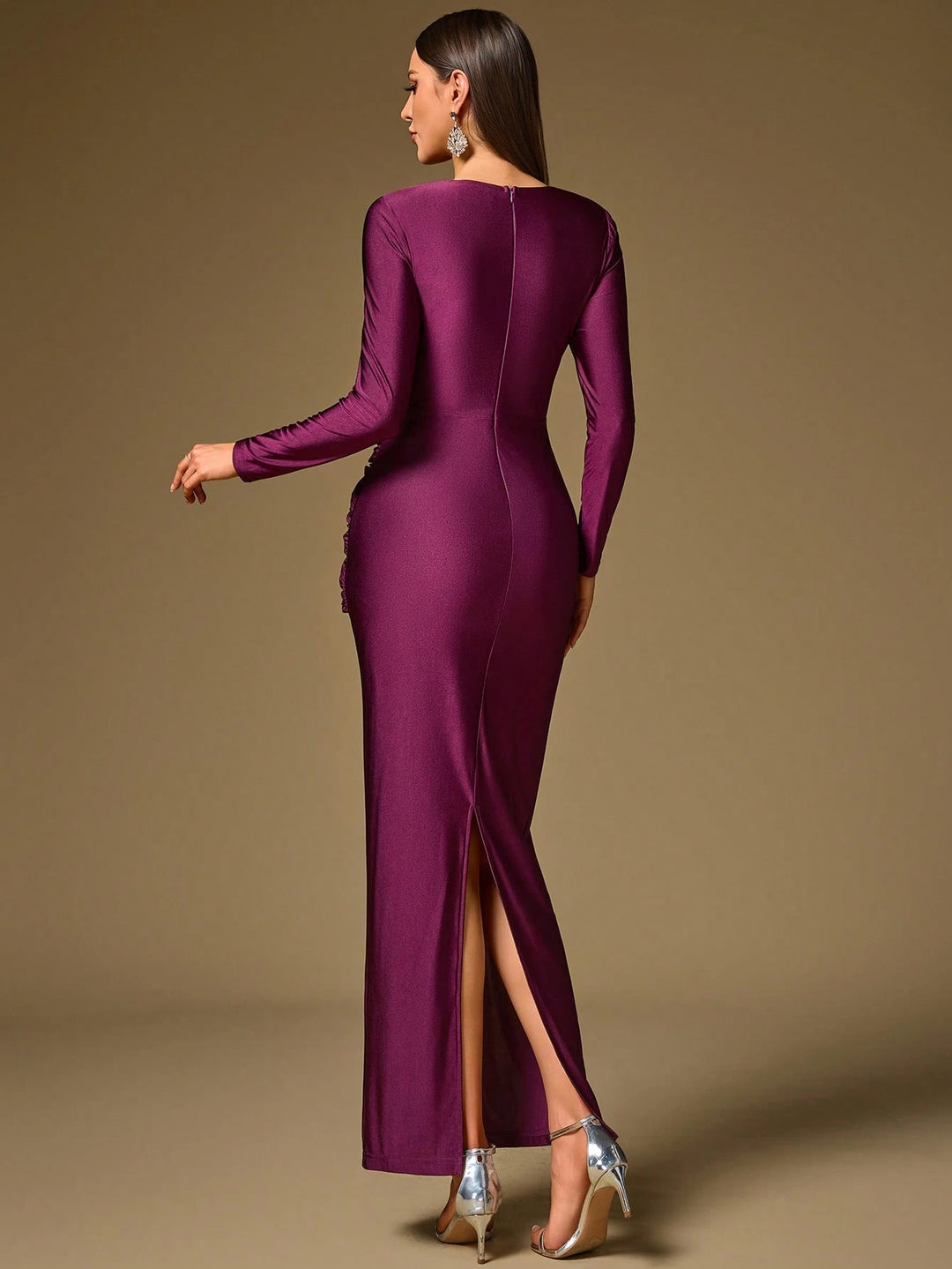 Rochie de ocazie SHEIN, mov