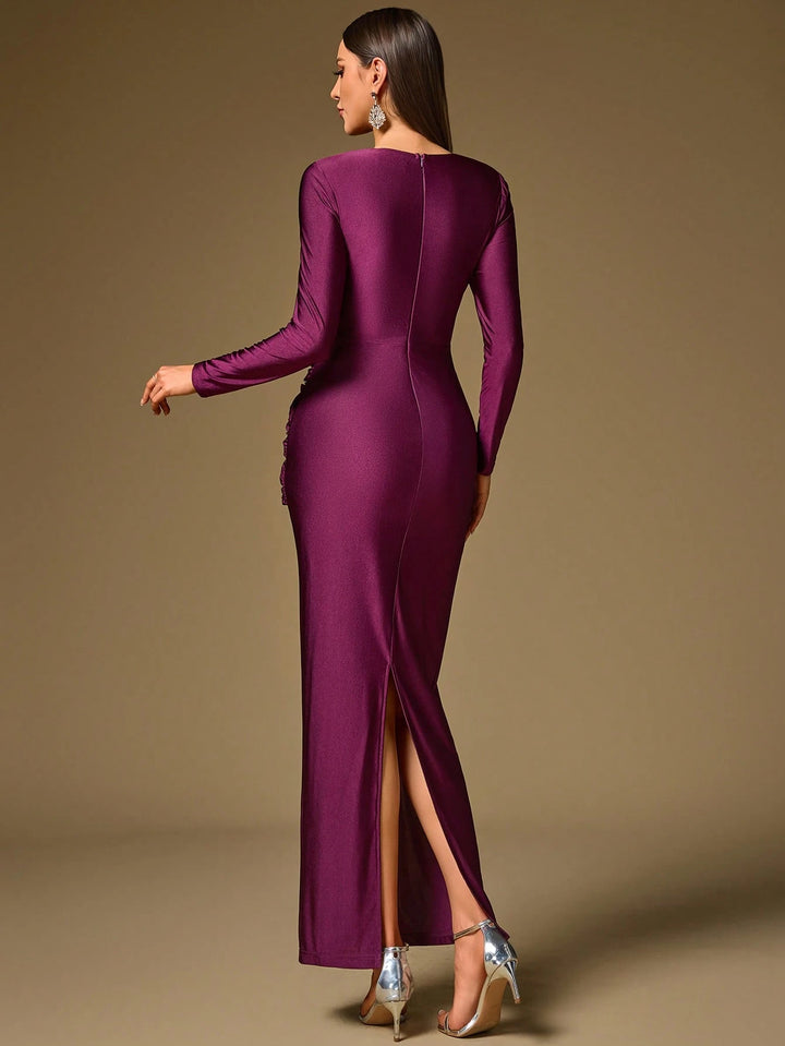 Rochie de ocazie SHEIN, mov