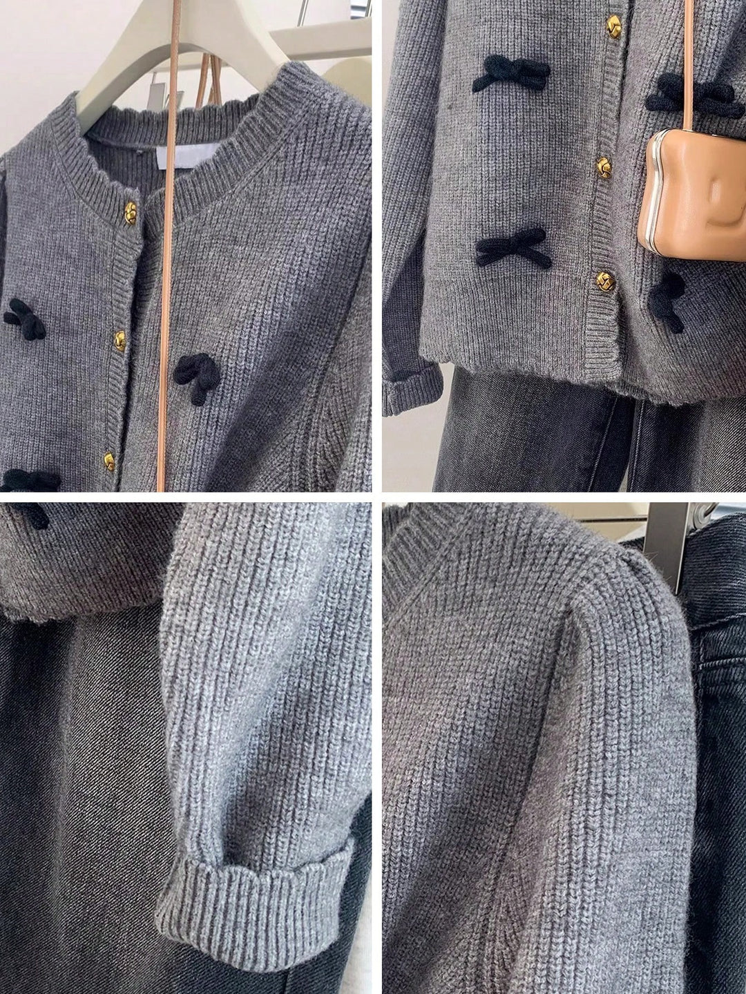 Cardigan SHEIN, gri