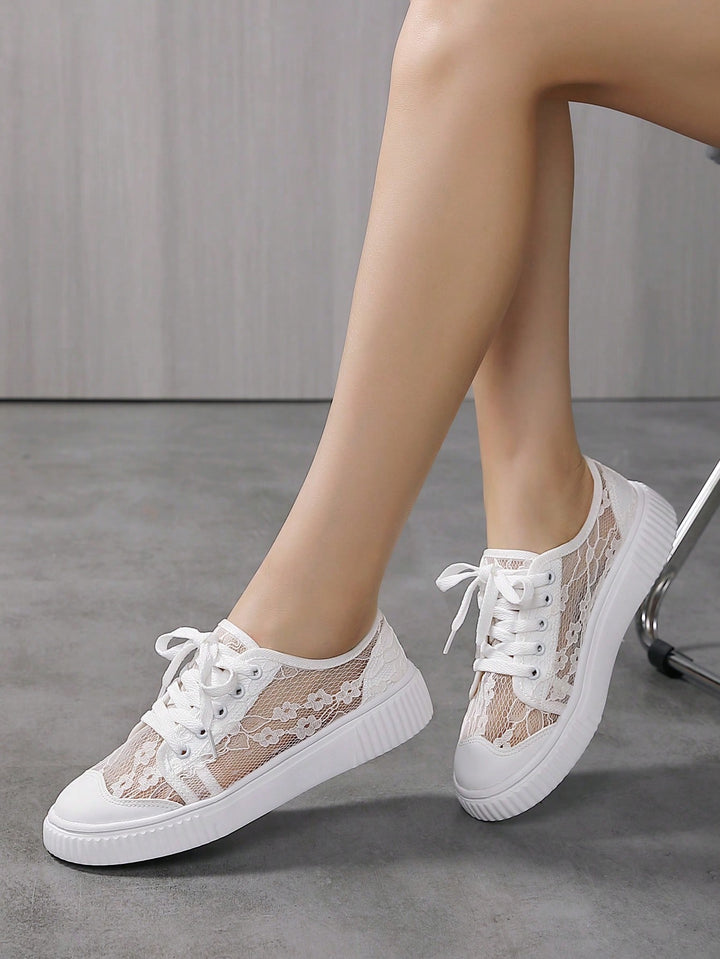 Pantofi sport SHEIN, alb