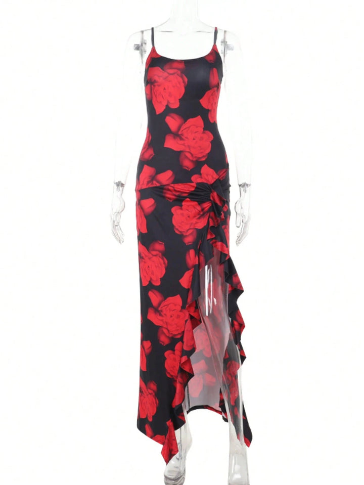 Rochie maxi SHEIN, mix culori