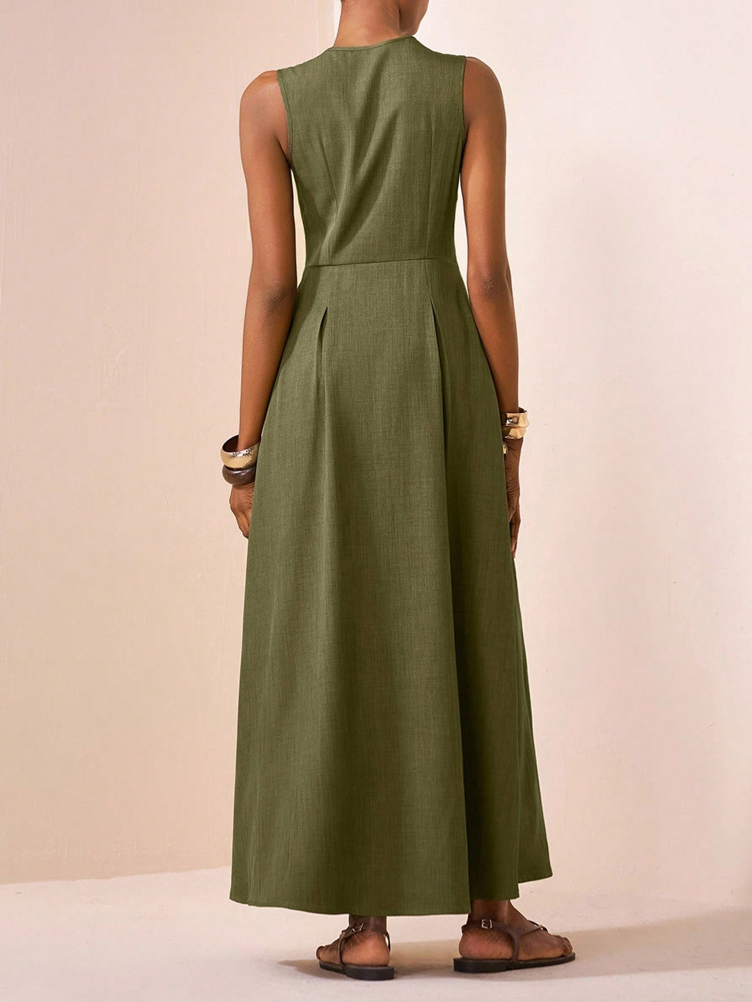 Rochie maxi SHEIN, verde