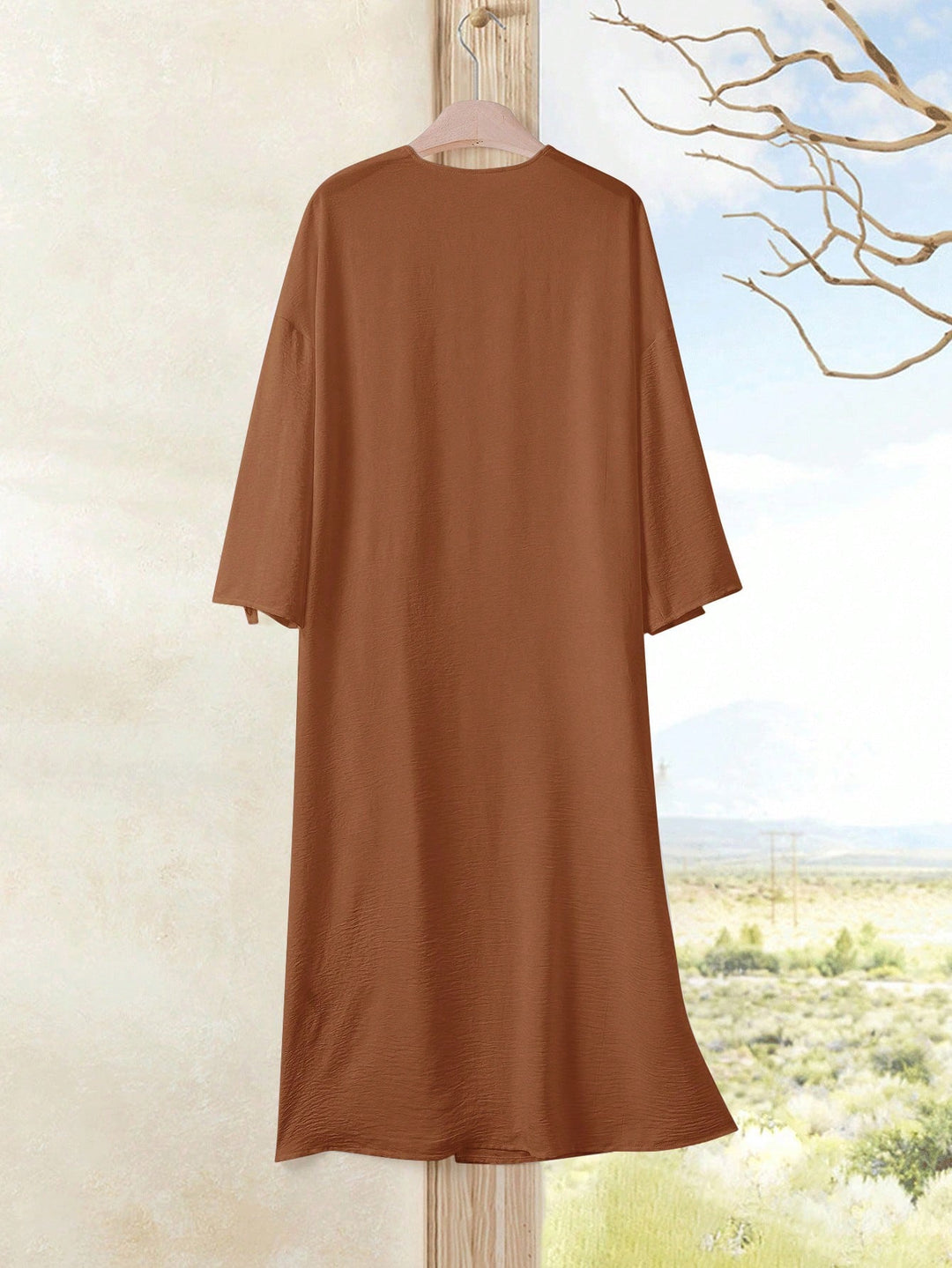Cardigan SHEIN, maro