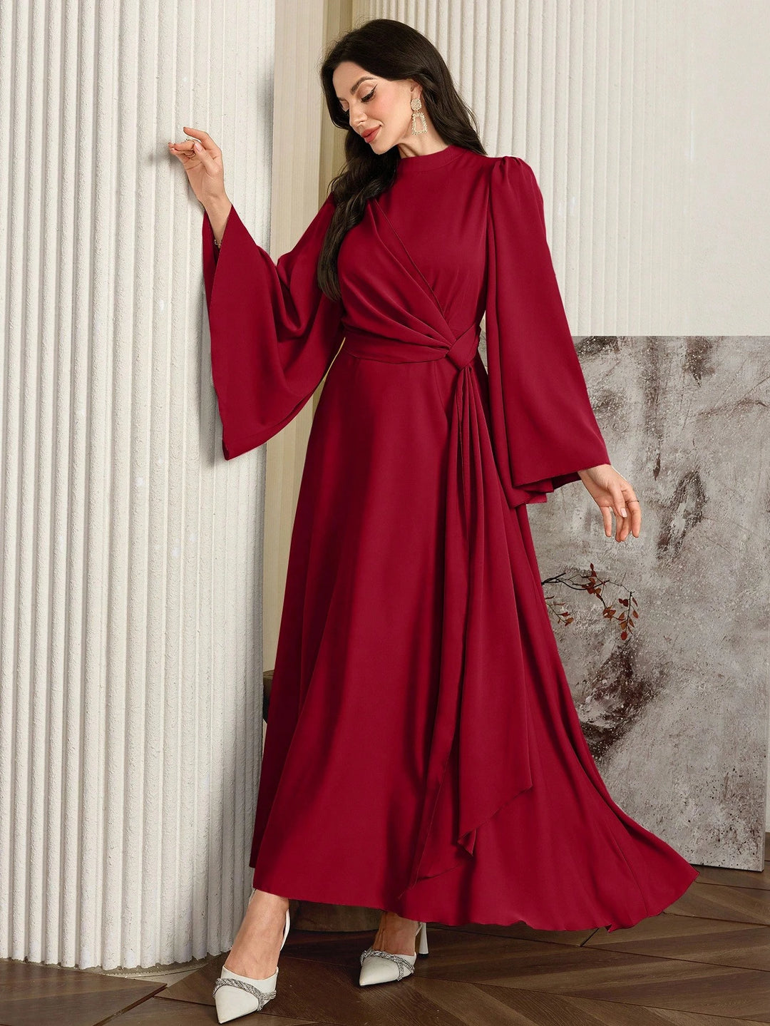 Rochie maxi SHEIN, roșu
