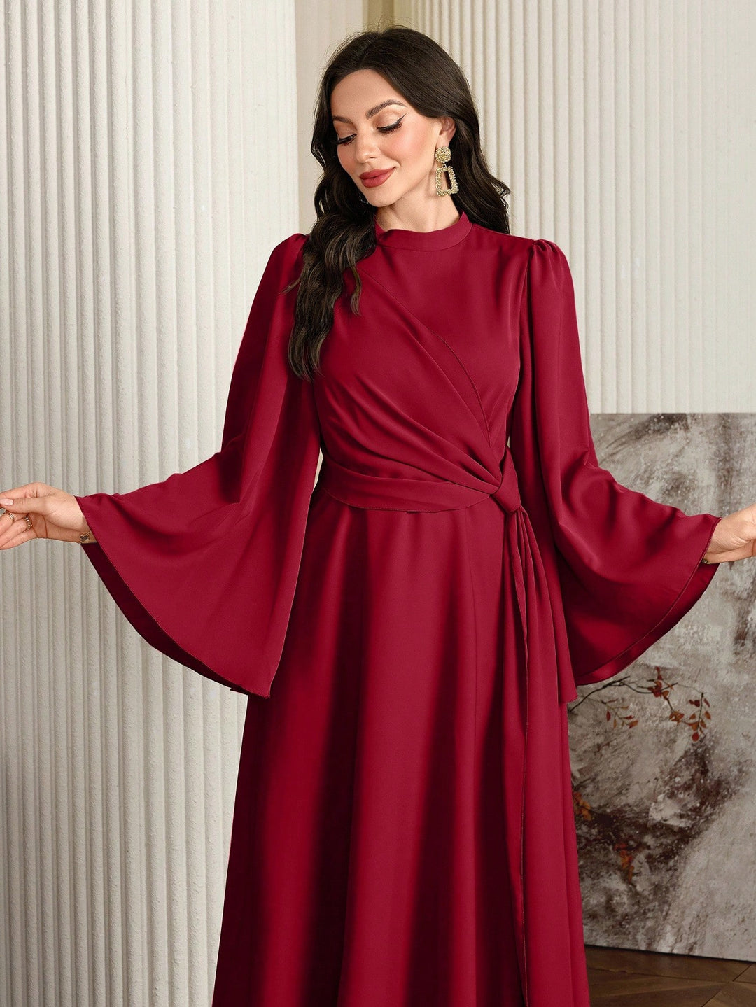 Rochie maxi SHEIN, roșu