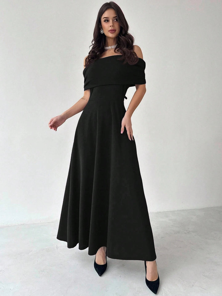 SHEIN maxi ruha, fekete