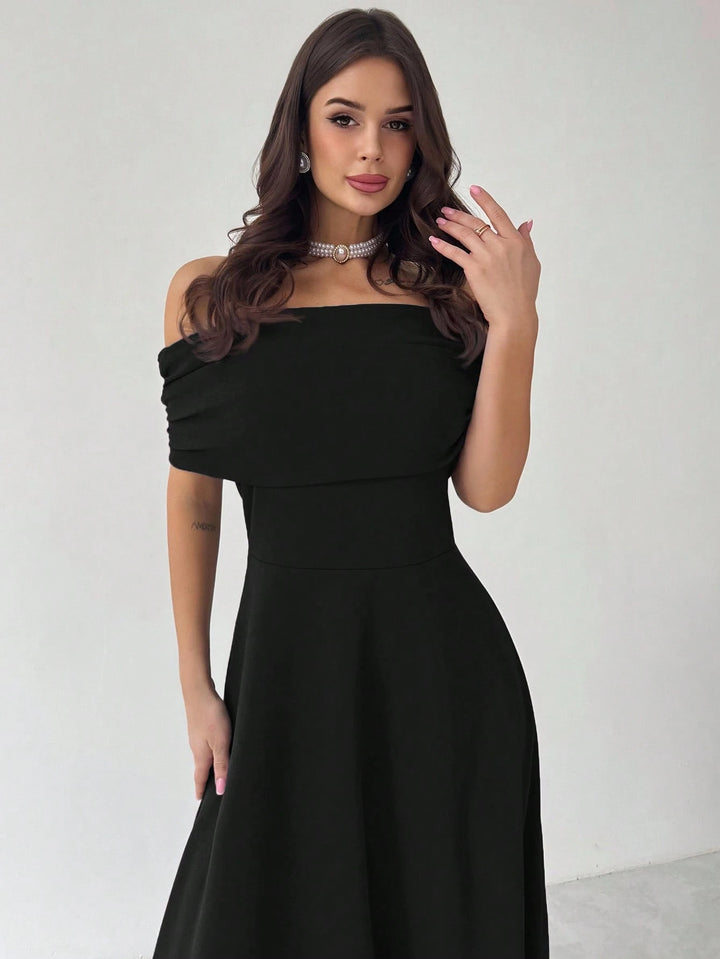 SHEIN maxi ruha, fekete