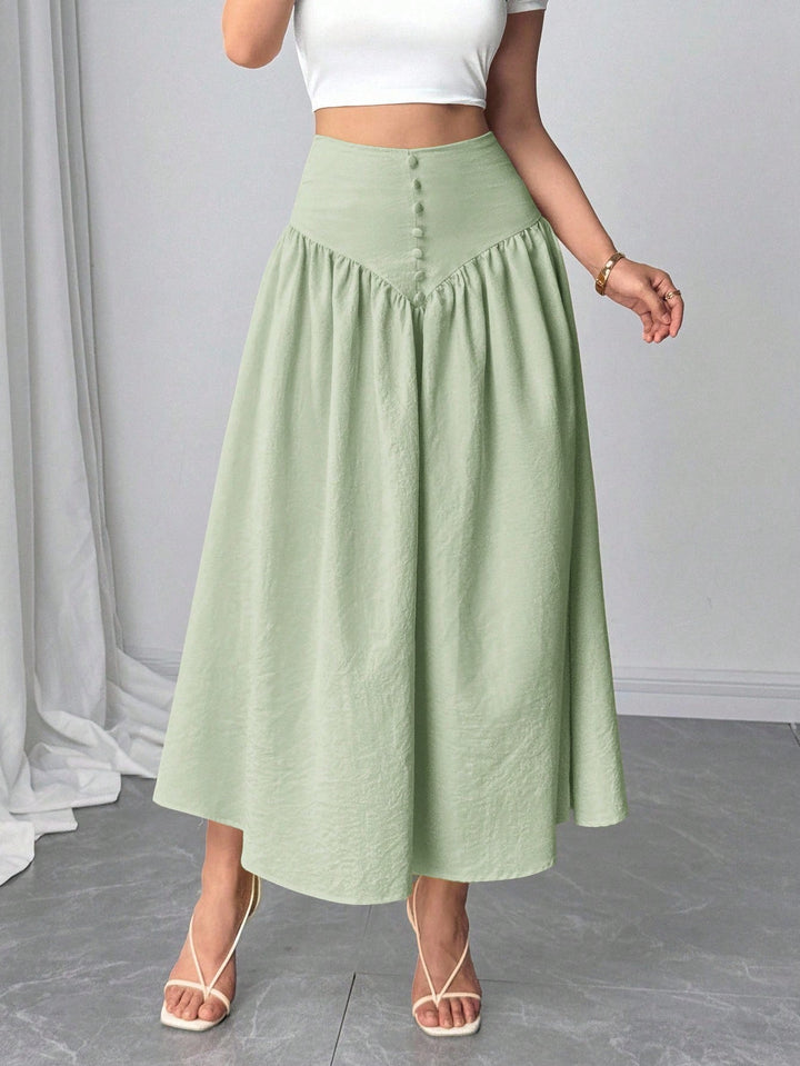 Fustă maxi SHEIN, verde