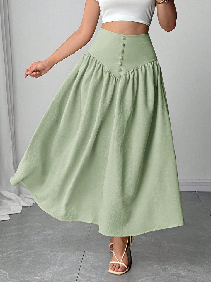 Fustă maxi SHEIN, verde