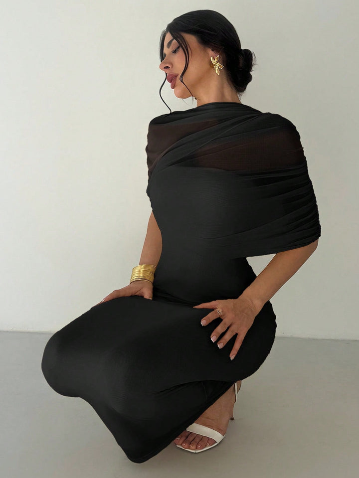 Rochie maxi SHEIN, negru
