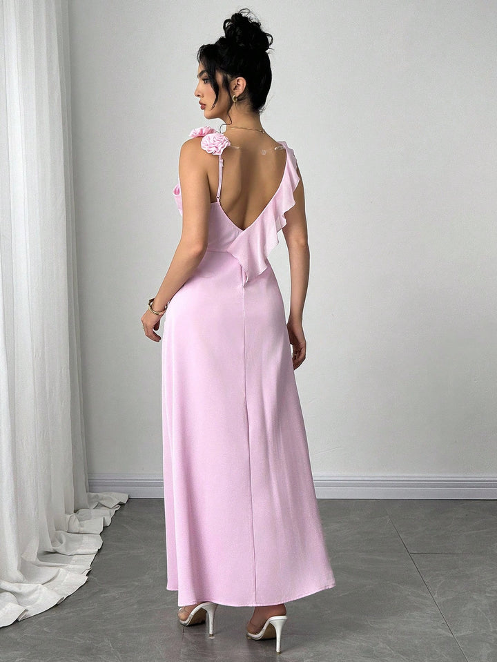 Rochie maxi SHEIN, roz