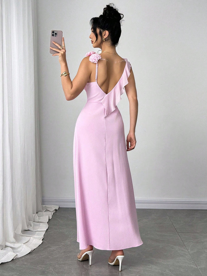Rochie maxi SHEIN, roz