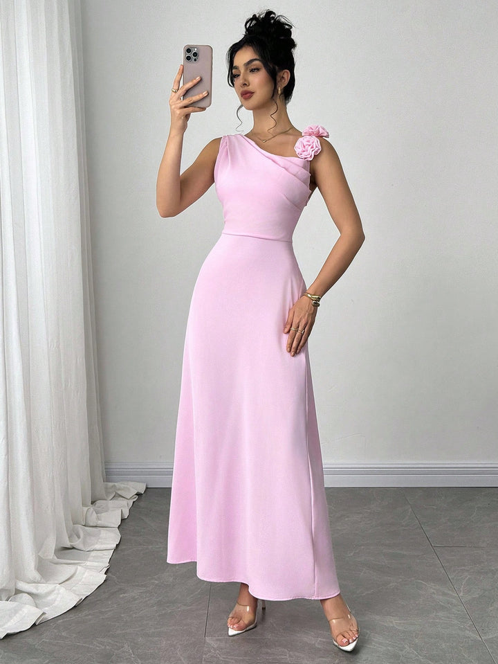 Rochie maxi SHEIN, roz