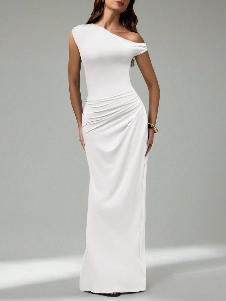 Rochie maxi SHEIN, alb