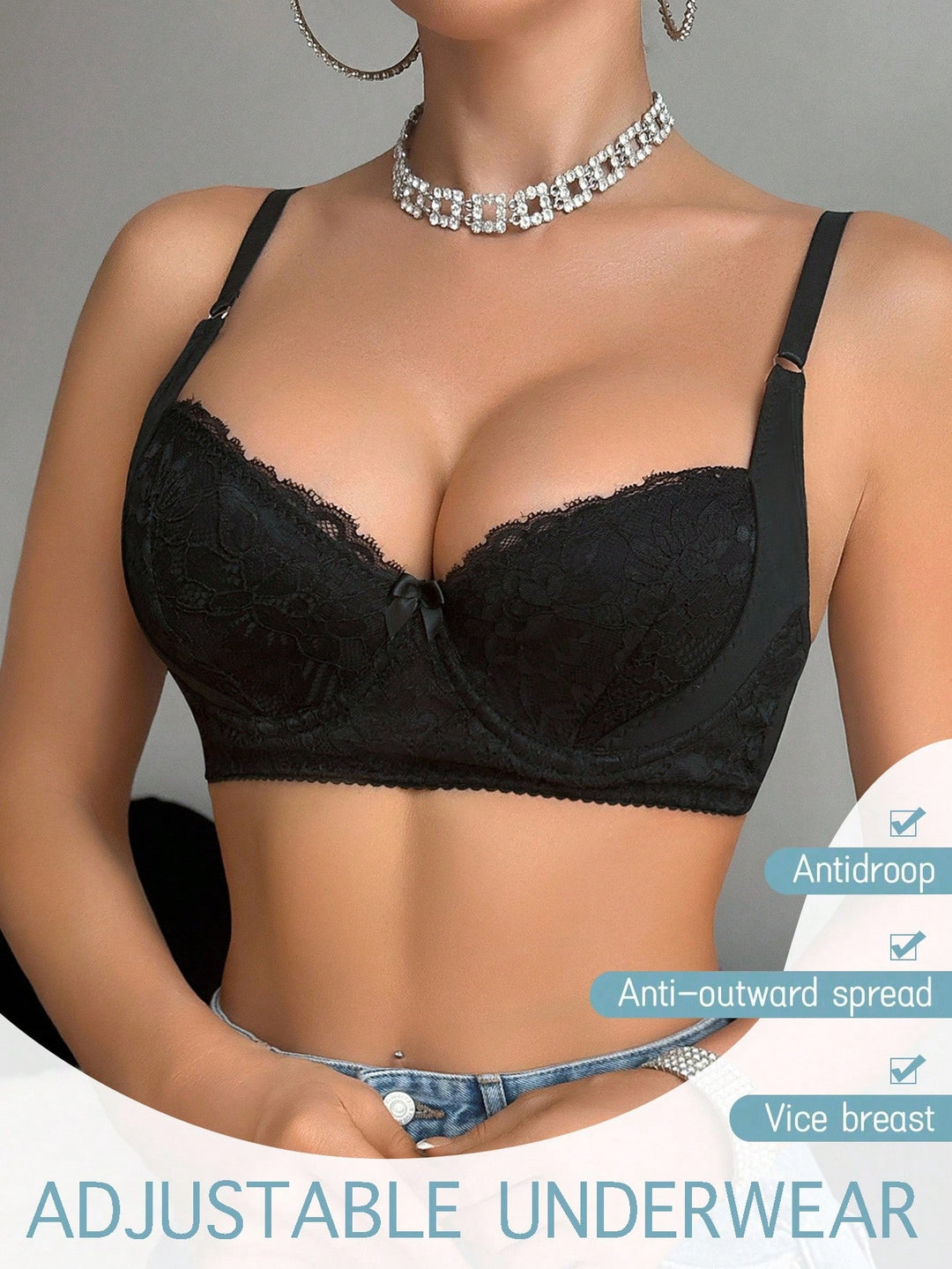 Sutien SHEIN, negru