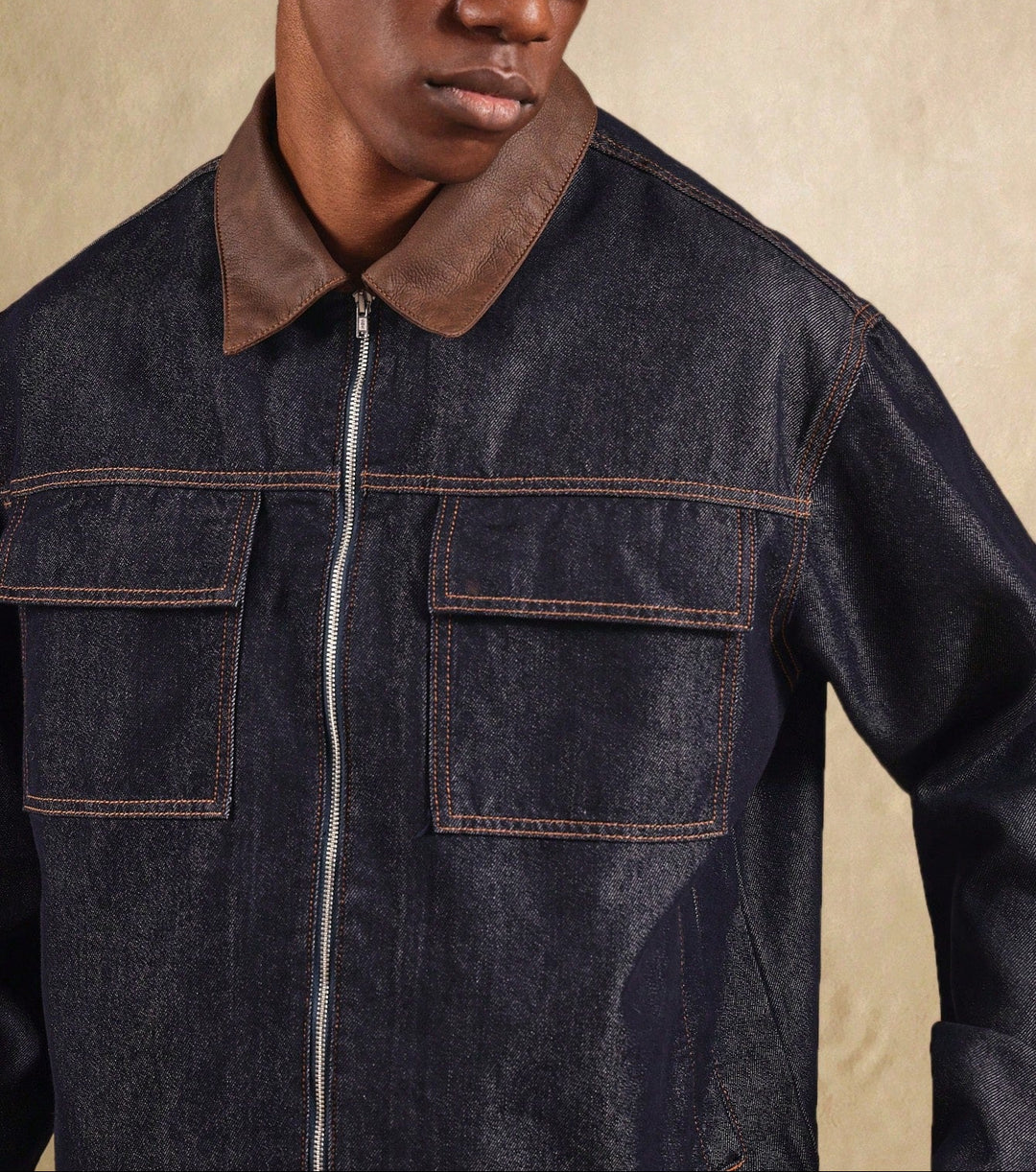 Jachetă de blugi SUMWON by Shein, albastru