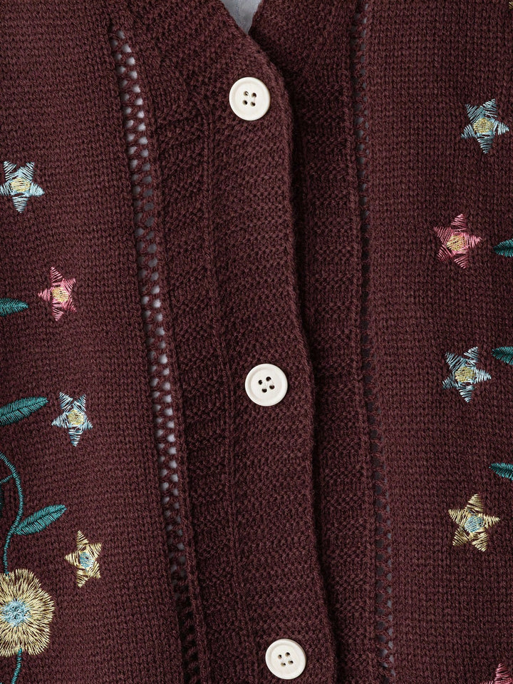 Cardigan SHEIN, maro