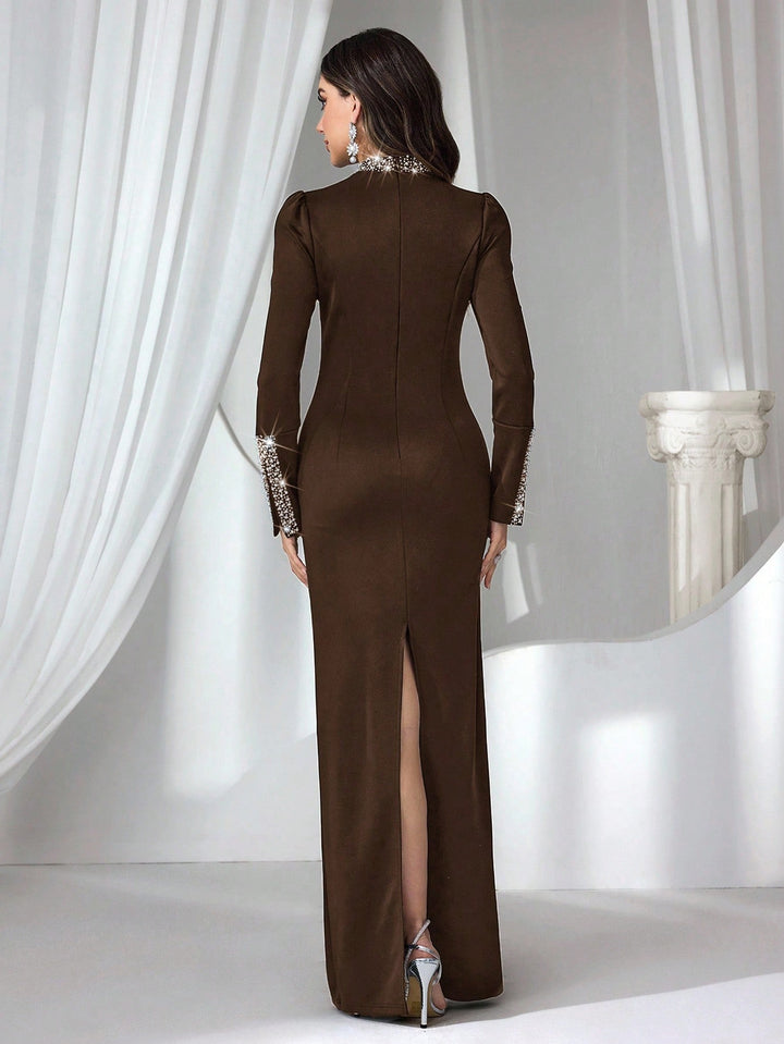 Rochie maxi Shein, maro
