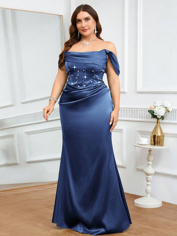 Rochie de ocazie SHEIN, albastru
