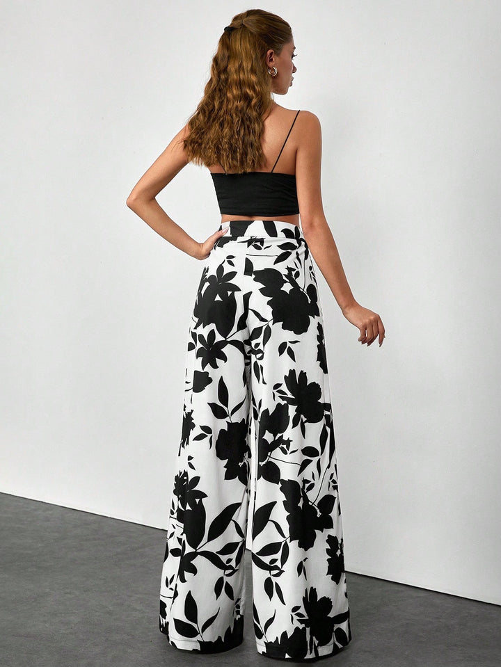 Pantaloni SHEIN, alb