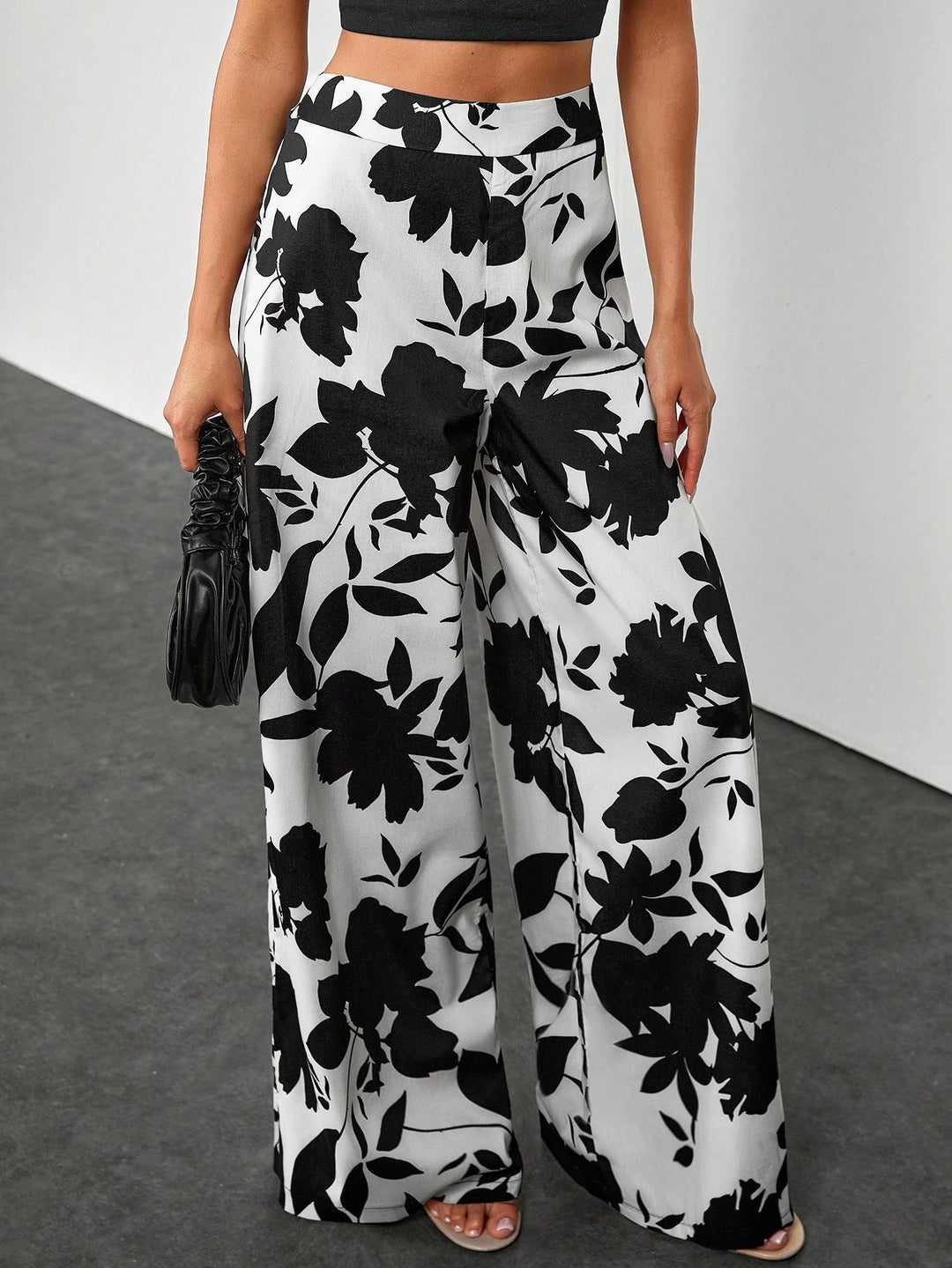 Pantaloni SHEIN, alb