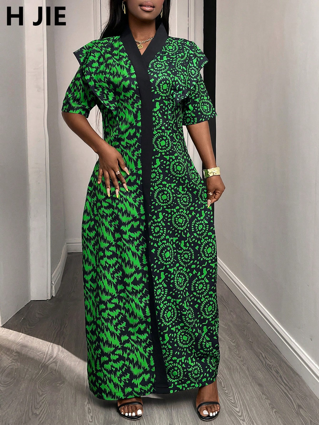 Rochie maxi SHEIN, mix culori