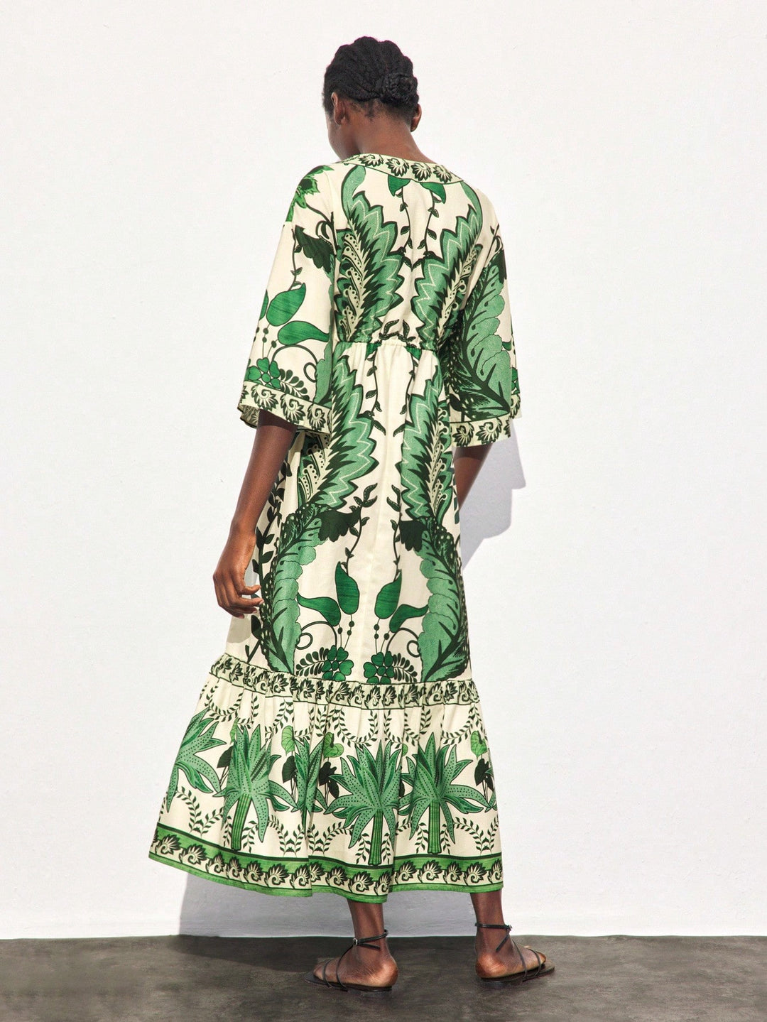 Rochie maxi SHEIN, verde