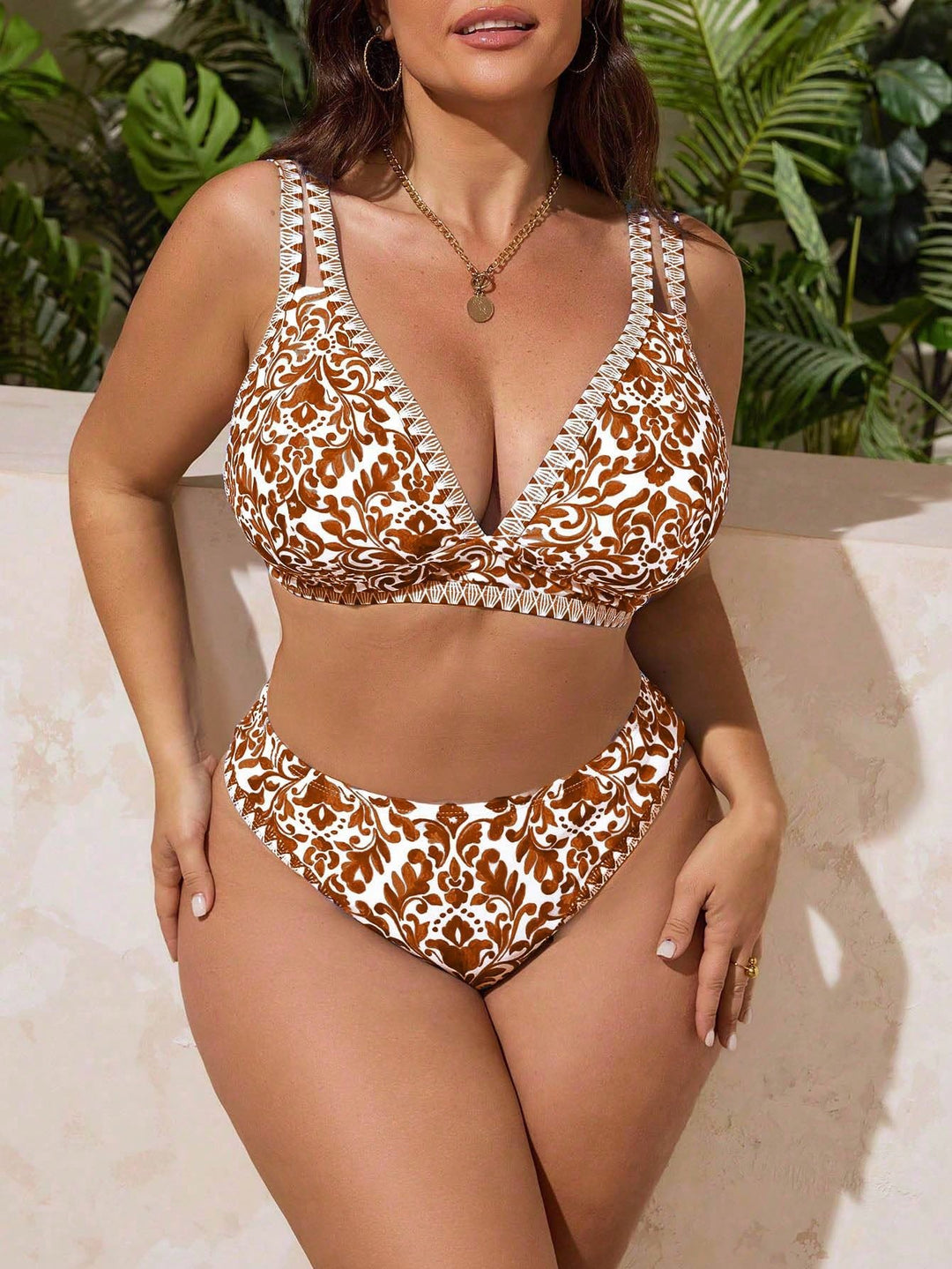Costum de baie SHEIN, mix culori