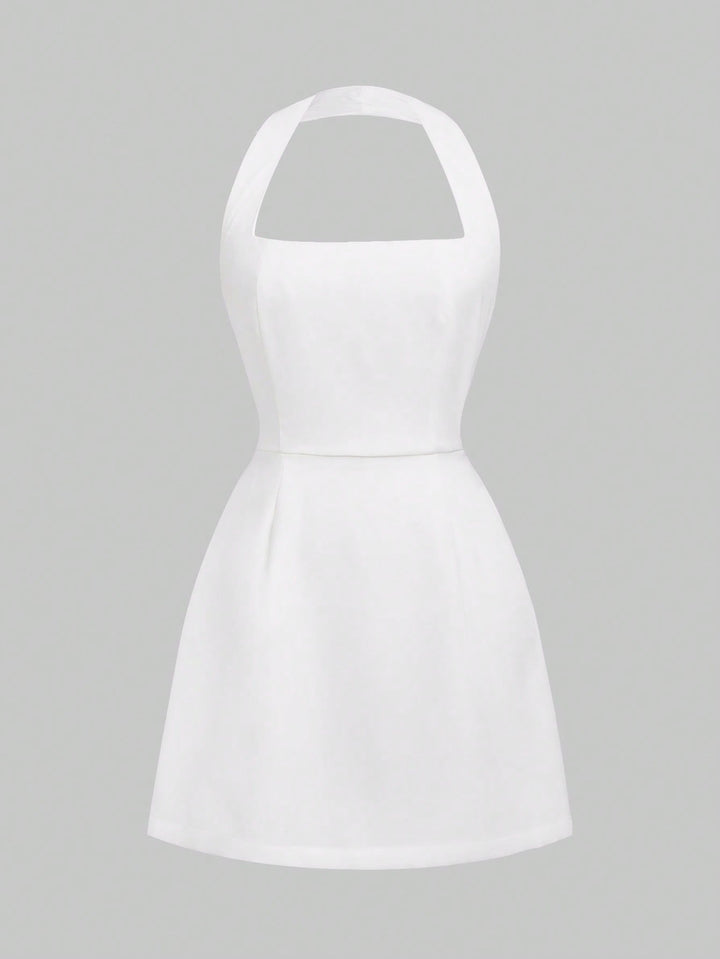 Rochie mini SHEIN, alb