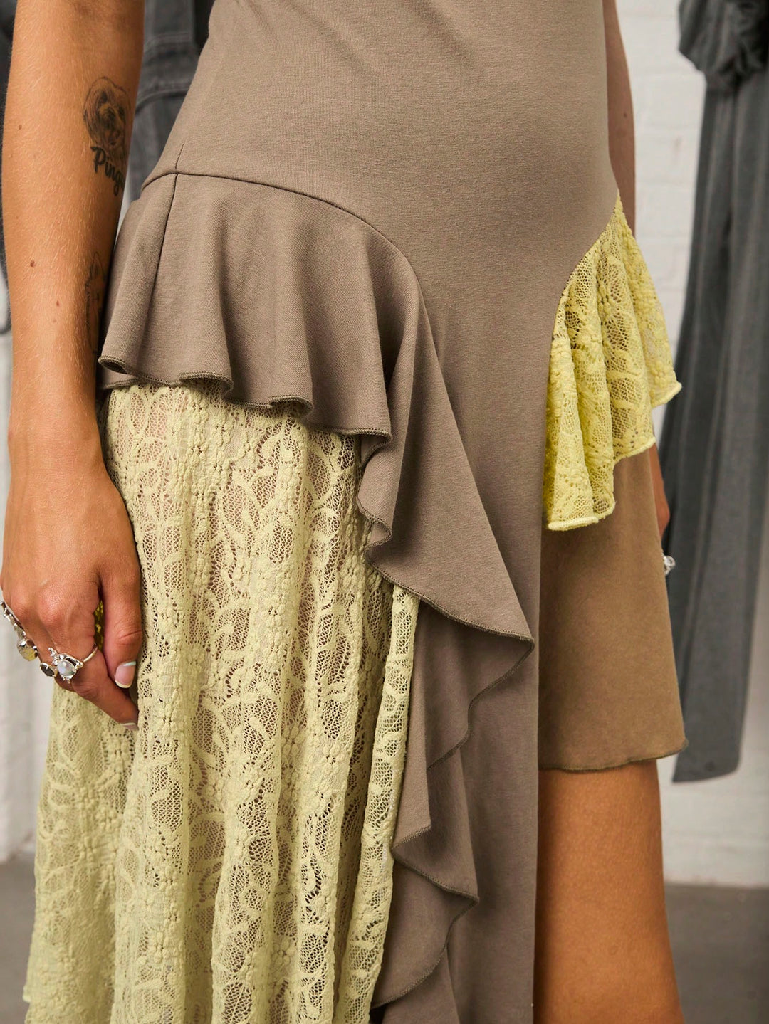 Rochie scurtă SHEIN, verde