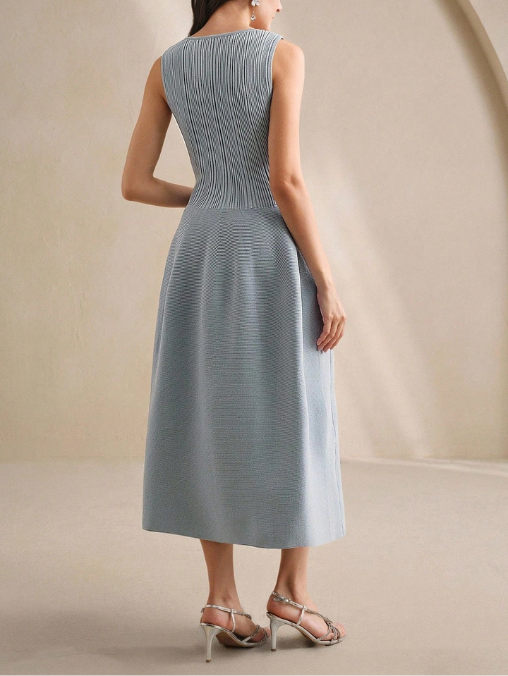 Rochie midi SHEIN, albastru