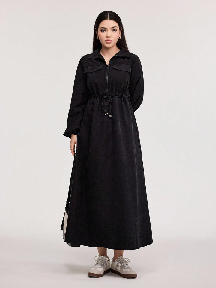 Rochie maxi SHEIN, negru
