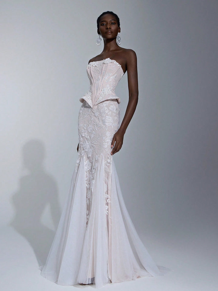 Rochie de mireasă SHEIN, alb