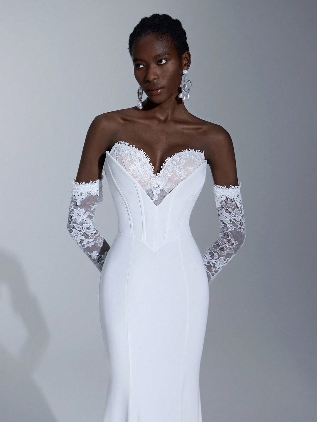 Rochie de mireasă SHEIN, alb