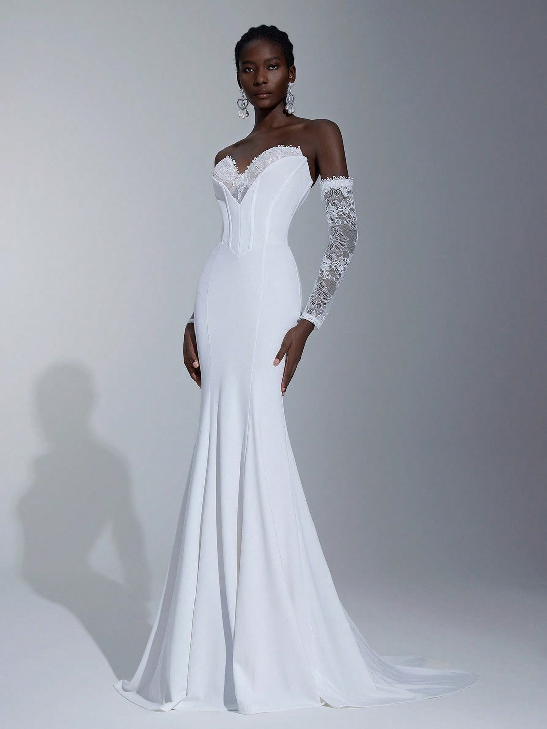 Rochie de mireasă SHEIN, alb