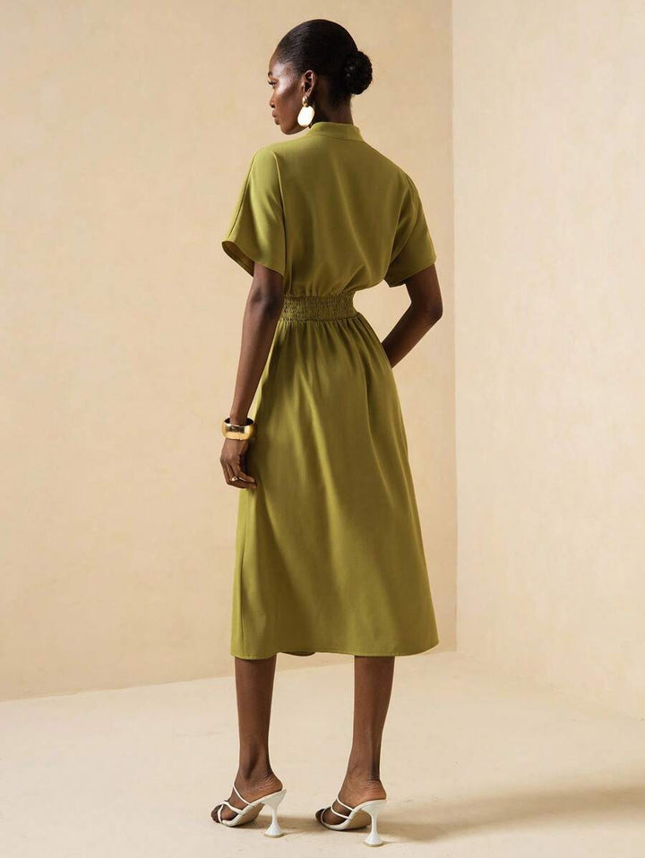 Rochie midi SHEIN, verde