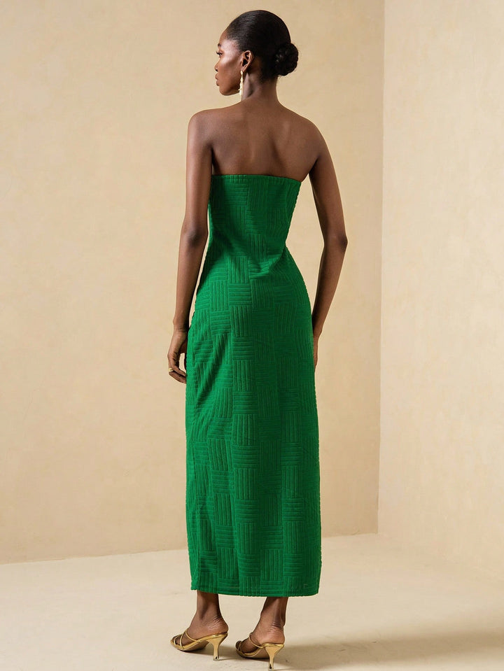 Rochie midi SHEIN, verde