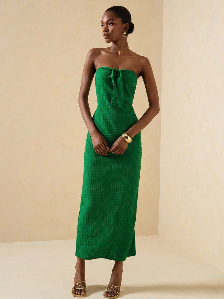 Rochie midi SHEIN, verde