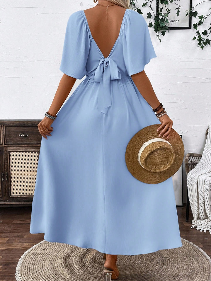 SHEIN maxi ruha, kék