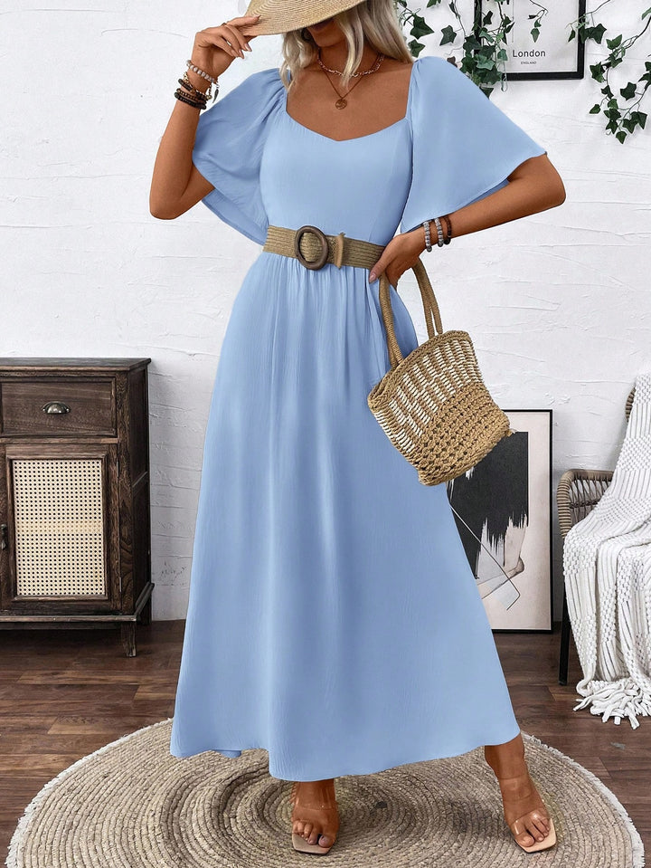 SHEIN maxi ruha, kék