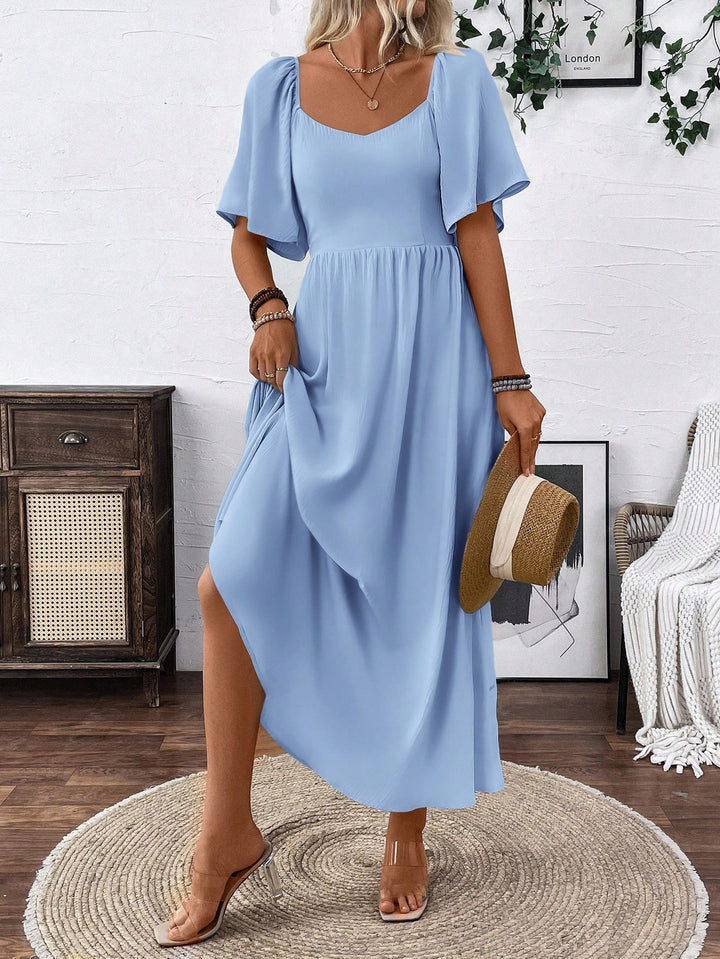 SHEIN maxi ruha, kék