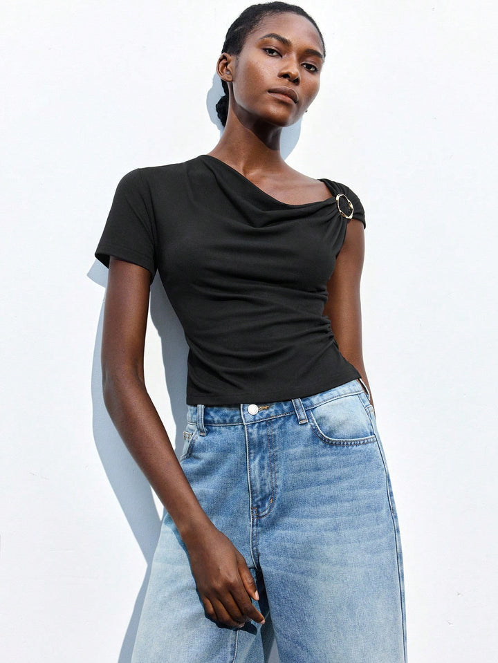 Top SHEIN, negru